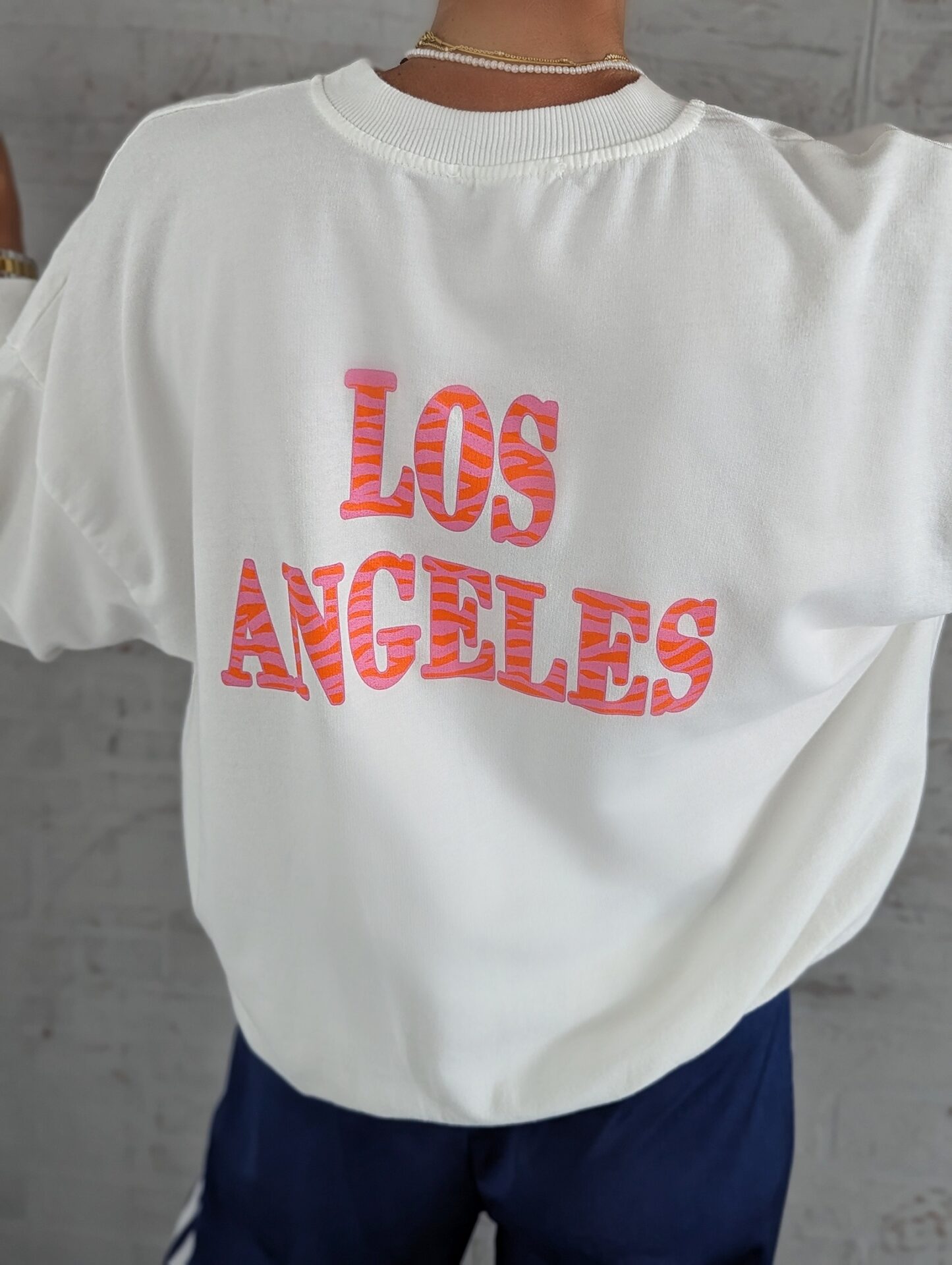 Sweater LOS ANGELES GLOW – versch. Farben- SALE