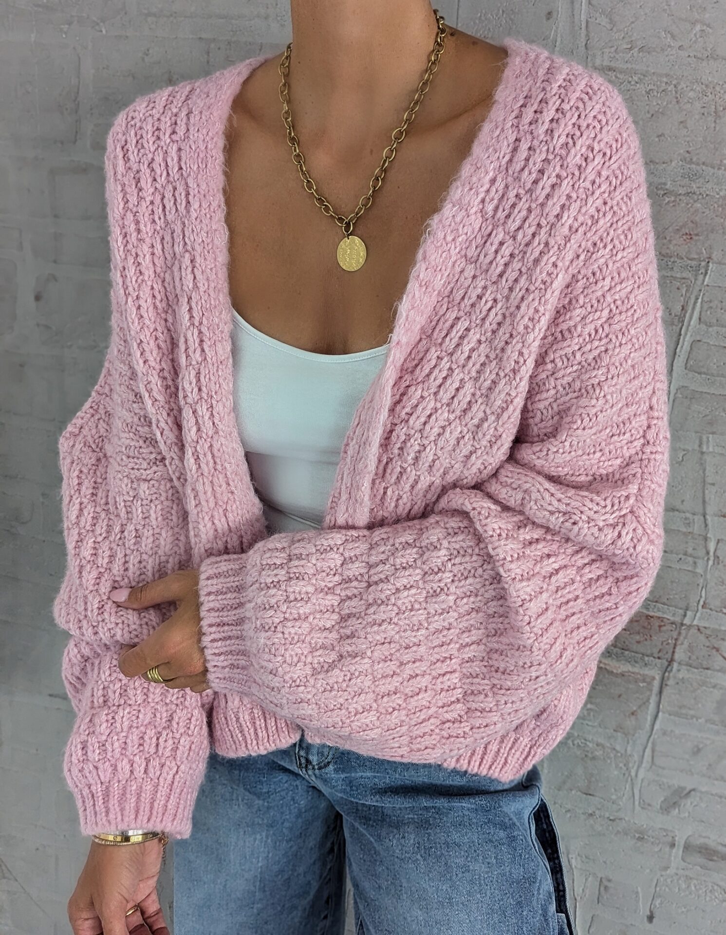 Feinstrickcardigan CLASSIC DAY – versch. Farben