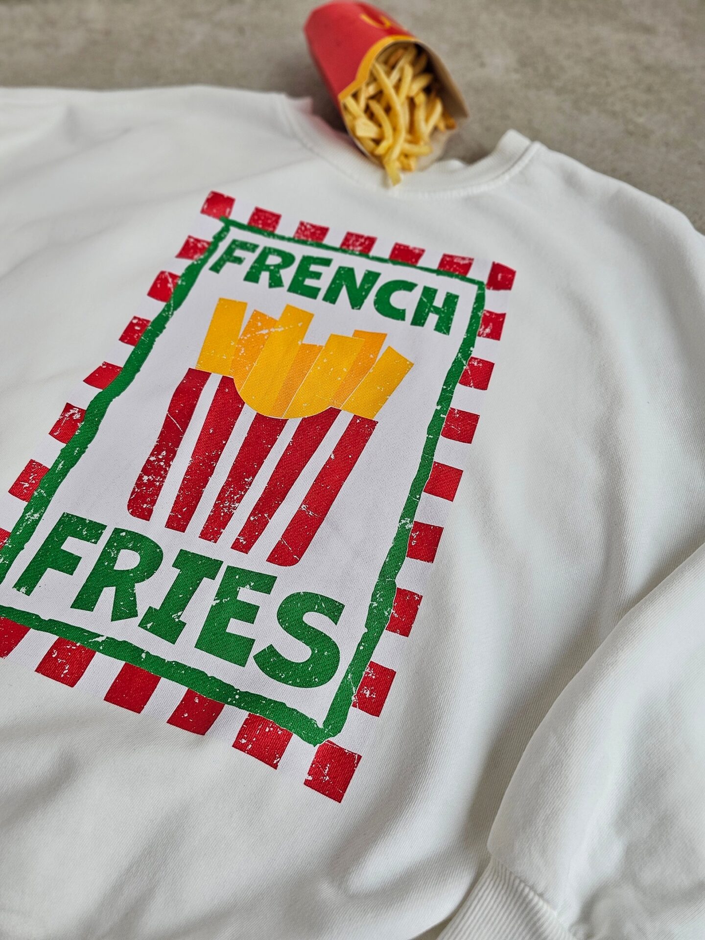 SWEATER FRENCH FRIES – versch. Farben- SALE