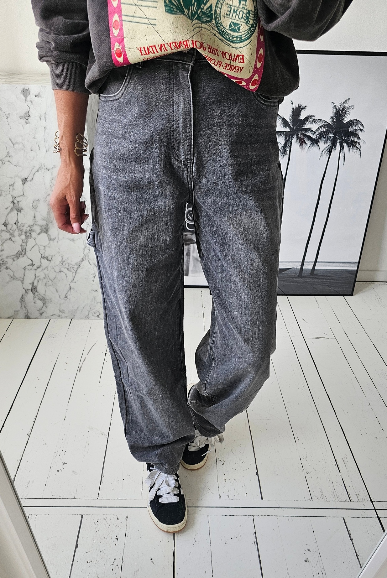 Ballon Jeans BETTY  – grey