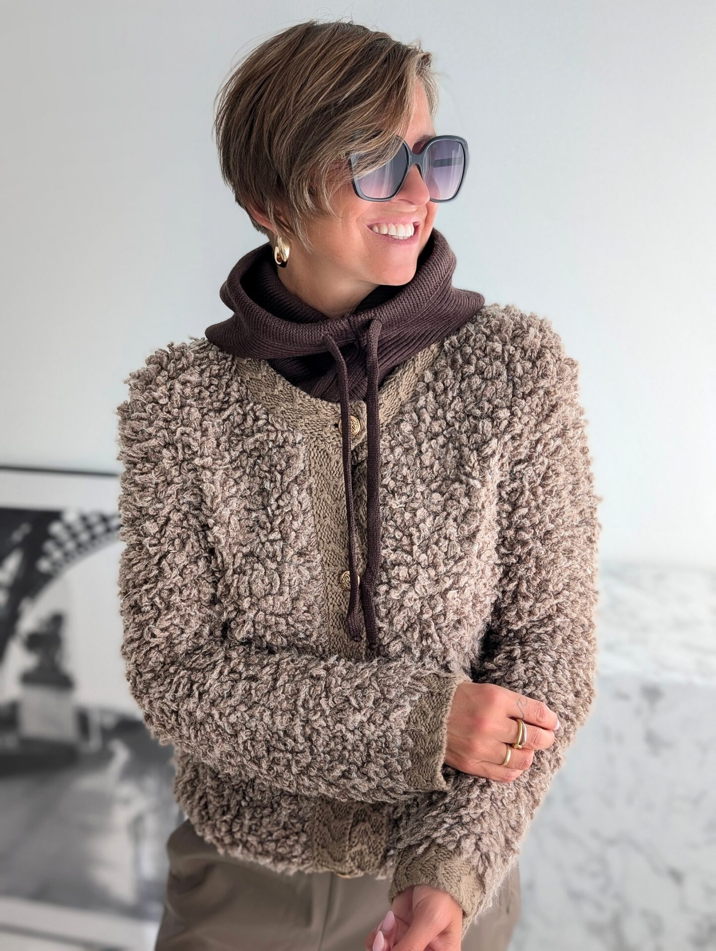 Strickcardigan mit Knöpfen HIGHLANDS – Exclusive Collection