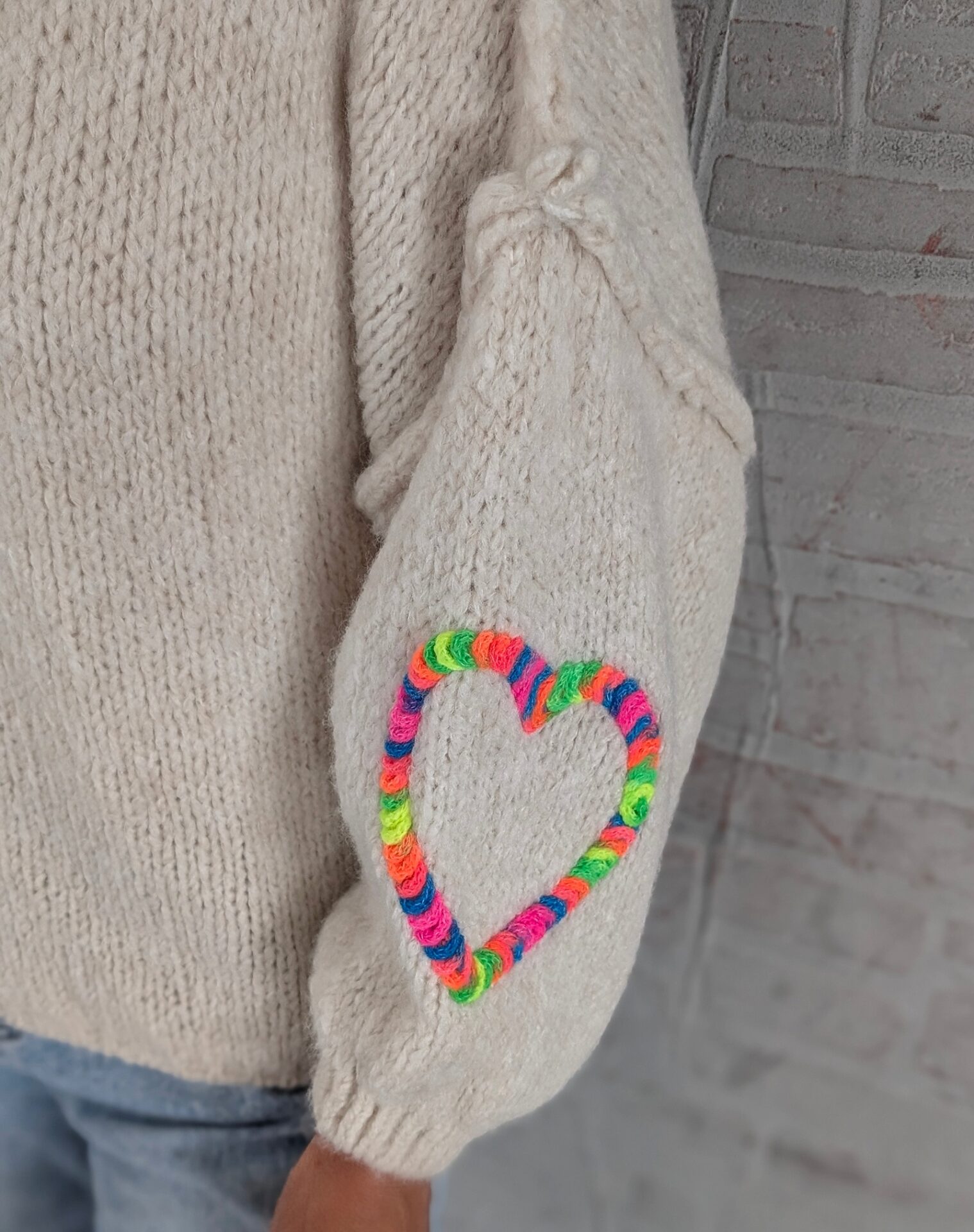 Cardigan mit Knöpfen HEART RAINBOW