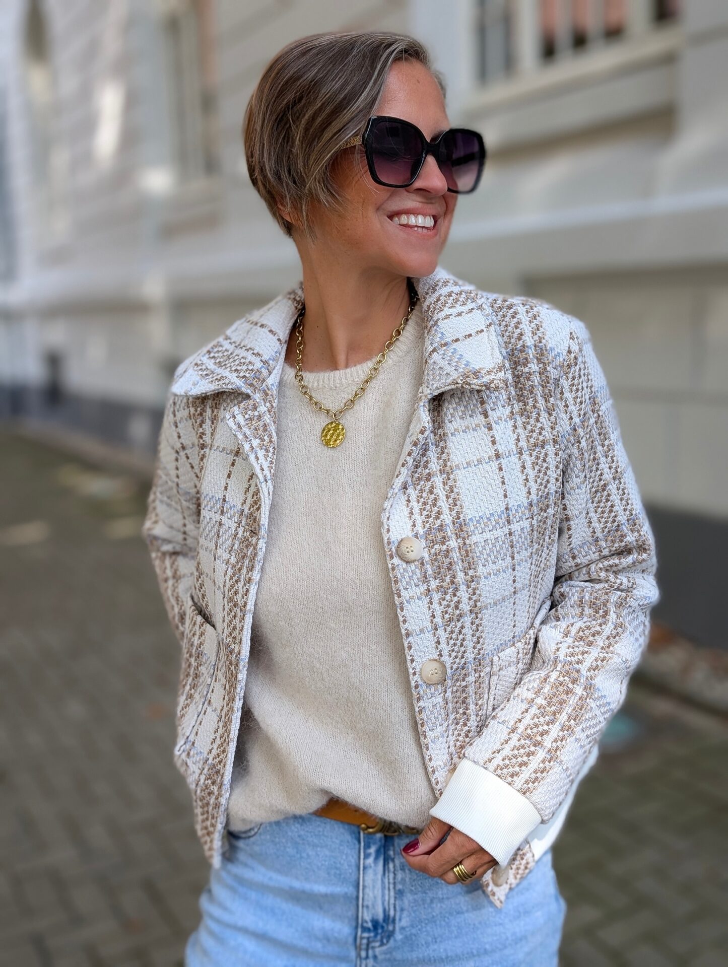 leichte Jacke CHECKED